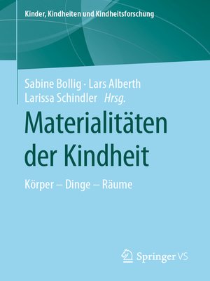 cover image of Materialitäten der Kindheit